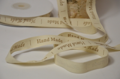 LABEL am Band "handmade" 15mm